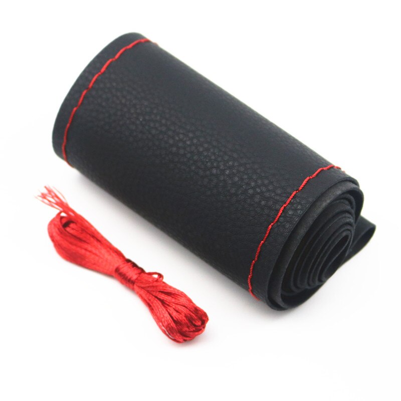 Housse Universelle 38cm Housse Volant ROYWOO Universelle 37-38cm - Cuir Microfibre Antidérapant Noir Accessoire Auto Confort