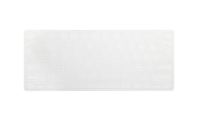 Silicone Desktop PC Magic Keyboard Cover Skin for APPLE Magic Keyboard 2 Wireless Rechargeable US version Latest Model): Orange