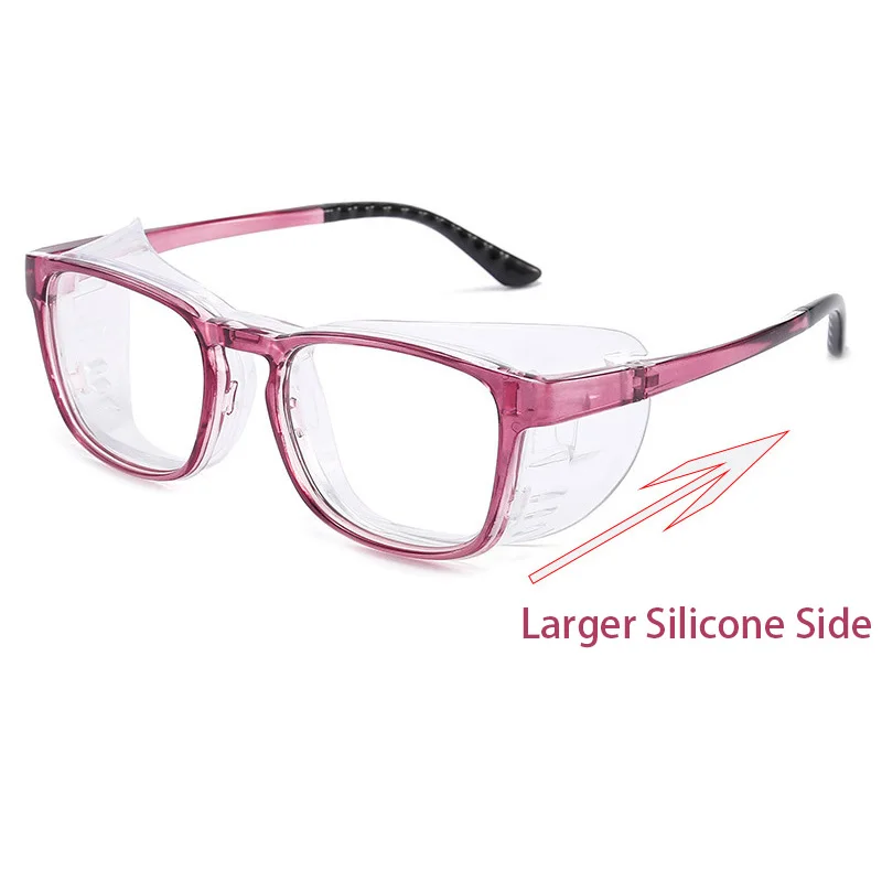 Wet Room Moisturizing Goggles Blue Light Blocking Glasses Anti Pollen Eye Protection Prescription Frame Night Vision Sunglasses: PURPLE