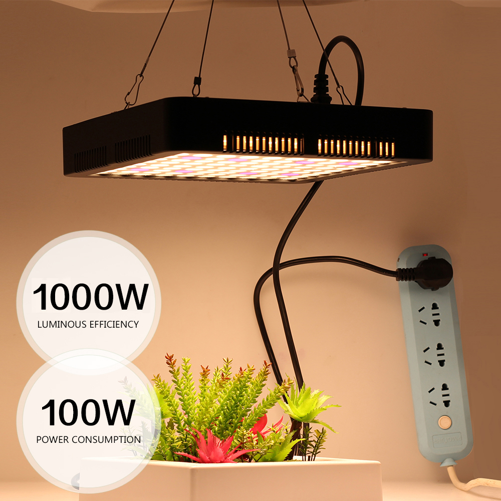 1000W Volledige Spectrum Led Grow Light Voor Greenhouse Planten Zaailingen AC85-265V Groeiende Phyto Lamp Voor Groenten Bloemen