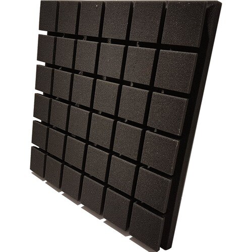 Center Acoustic Acoustic Square Songe 5 cm Black 49 x 49 cm