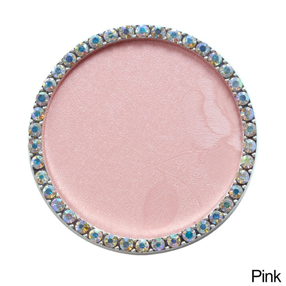 Palette de présentation créative en résine perle pour Nail Art, Palette de vernis, plaque de mélange de peinture, de dessin, accessoires de prise de Photo en Studio de manucure: Round Pink 7cm