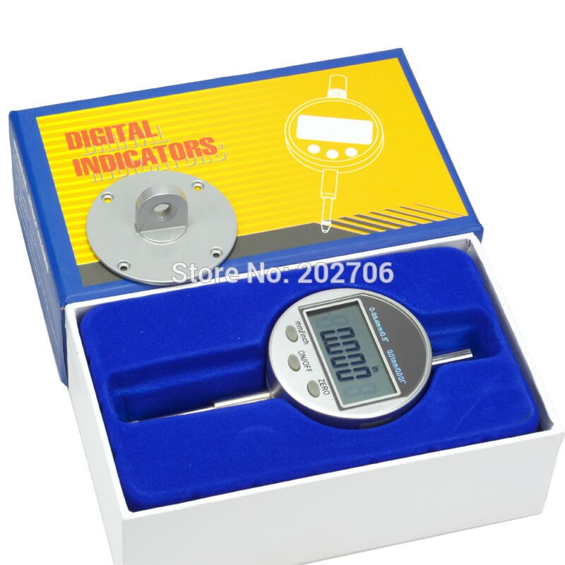0-25.4 Mm/1 Inch Digitale Indicator Elektronische Wijzerplaat Indicator Digitale Wijzerplaat Gauge Precision Tool 0.01 Mm/ 0.0005 &quot;Tester Gereedschap