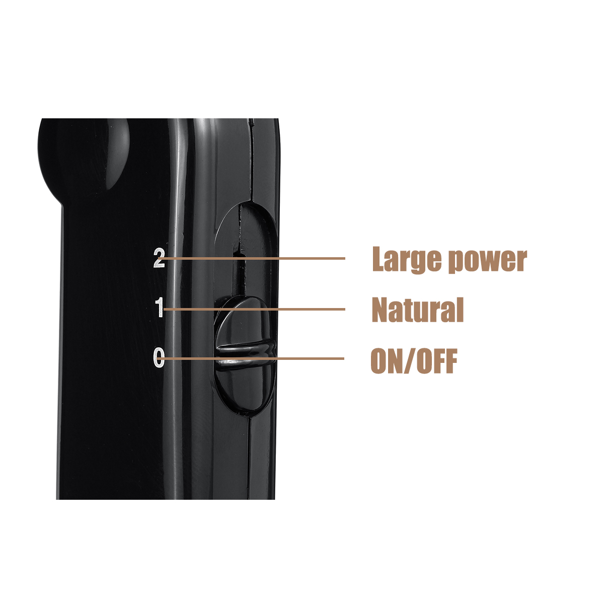 Portable Electric Hair Dryer 12V Car Folding Hair Dryer Hairdressing Tool Outdoor Travel Camping Vehicle Mini Hair Blower 3 Mode