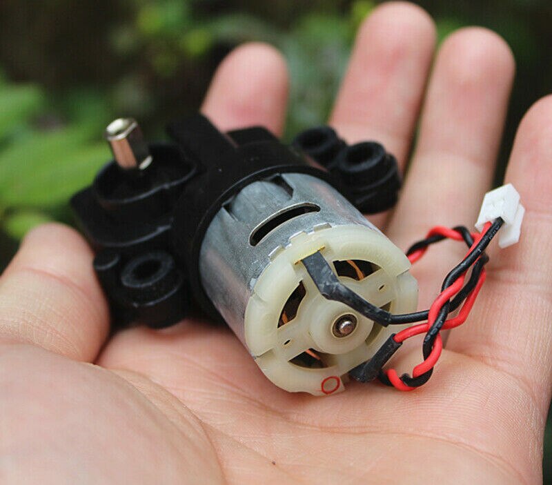 Micro 7-Type Turbo Wormwiel Motor Dc 6V-12V 120Rpm Trage Snelheid Schroefdraad