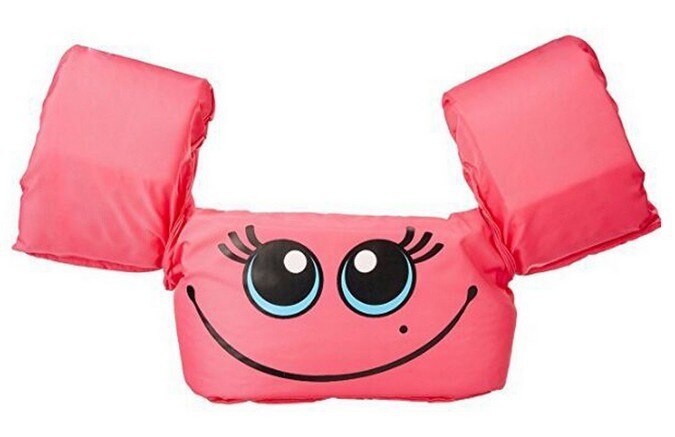 Giocattolo da bagno estivo giocattoli per bambini giocattoli gilet di sicurezza Puddle granchio delfino fenicottero cigno Panda squalo giocattoli da nuoto per bambini: pink smiling face