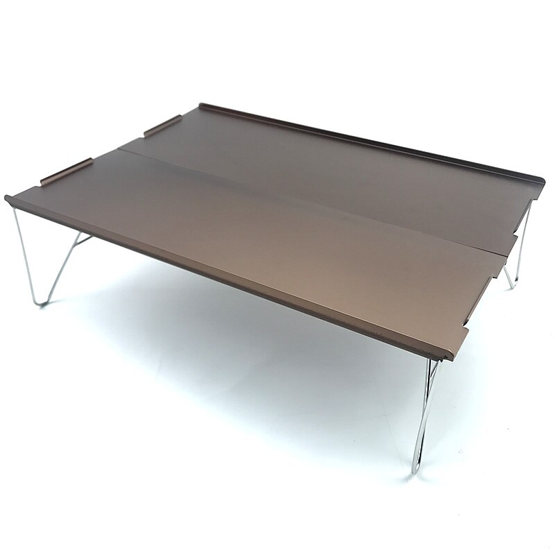 Foldebord camping mini bord folde aluminiumslegering kompakt letvægts mobilbord: 04