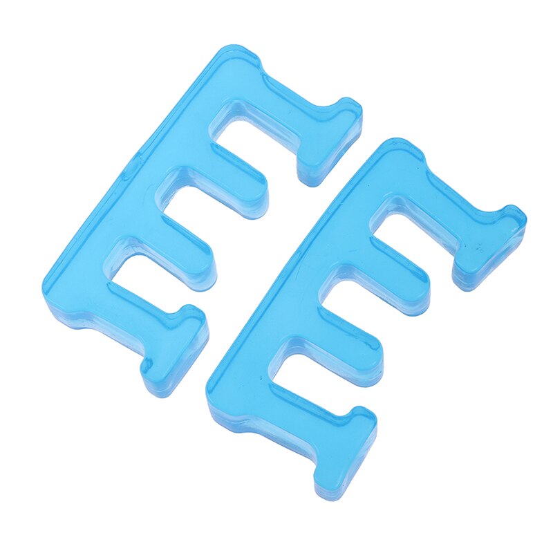 2Pcs/pair Soft Finger Spacer Manicure Pedicure Nail Toe Separating Straighteners Tool Silicone Toe Separator Flexible