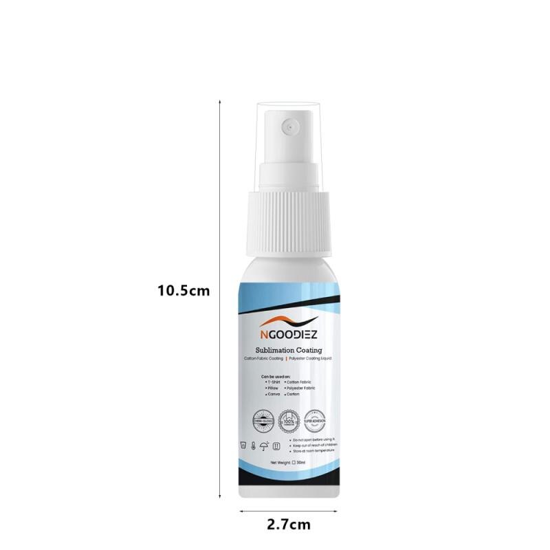 30ML Sublimation Beschichtung Für Baumwolle Stoff Tassen Glas Keramik Metall Holz Sublimation Tinte Vorbehandlung Flüssigkeit Reinigung Liefert