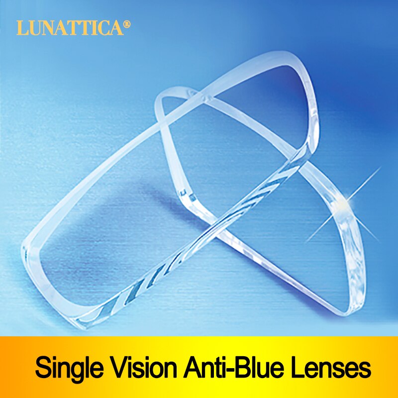Single Vision Anti-Blue Ray Protection Prescription Lenses Optical for Myopia/Hyperopia/Presbyopia Resin Aspheric Anti-blue