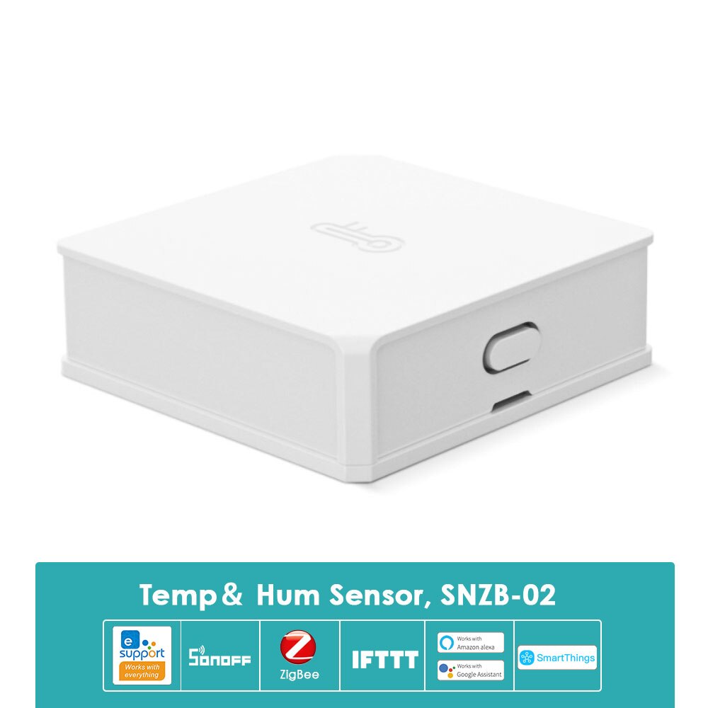 Sonoff Zigbee Temperatur Und Feuchtigkeit Sensor SNZB-02 Arbeit Mit Ewelink Zbbridge Alexa Google HomeAssistant ZHA MQTT Verfügbar