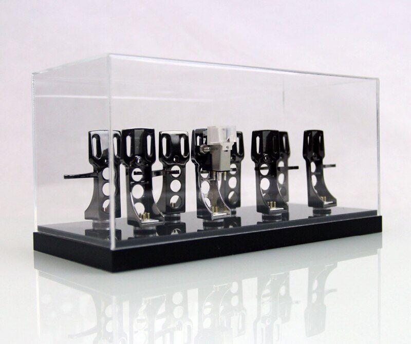 Turntable LP Vinyl Record Stylus Needle Album Storage Display Box Dustproof Cabinet For Turntable Magnetic Cartridge Rekord Box: Thickened version