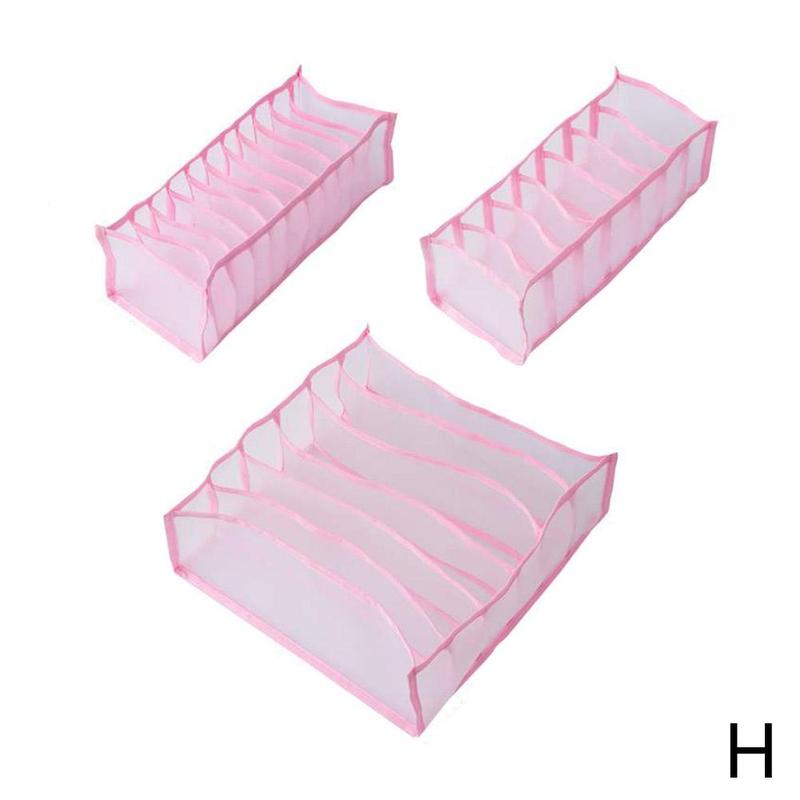 1/3 pièces sous-vêtements soutien-gorge organisateur boîte de rangement 2 couleurs placard organisateurs tiroir pour sous-vêtements boîtes soutien-gorge chaussettes fournitures Sca G3O2: H