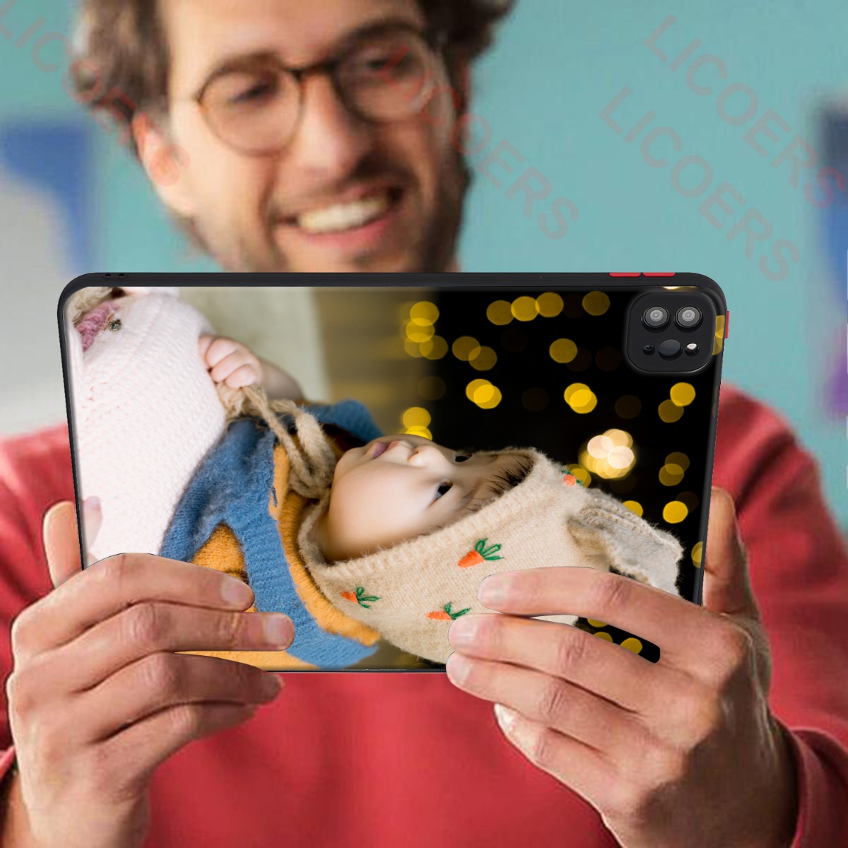 Funda DIY para iPad Pro Air 13 11 2024 6 5 4 3 2 1 Mini 2022 , funda protectora personalizada para tableta, carcasa suave con estampado de nombre y foto