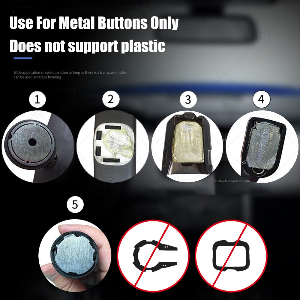 Espejo retrovisor para coche, Kit adhesivo de fuerza , pegamento, Accesorios de reparación, bricolaje, para vidrio y Metal