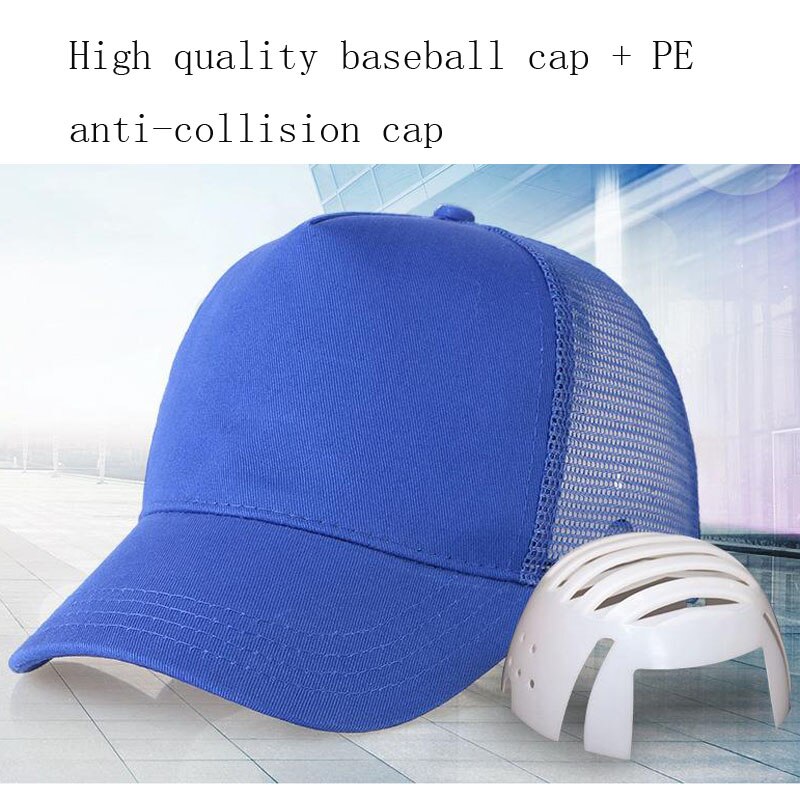 Bump Cap Safety Helmet Work Safety Hat Breathable Security Lightweight Helmets Baseball Style For Outside Door Workers DMZ009