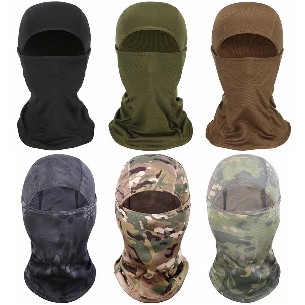 Cagoule respirante anti-poussière pour moto, cagoule de Protection solaire UV
