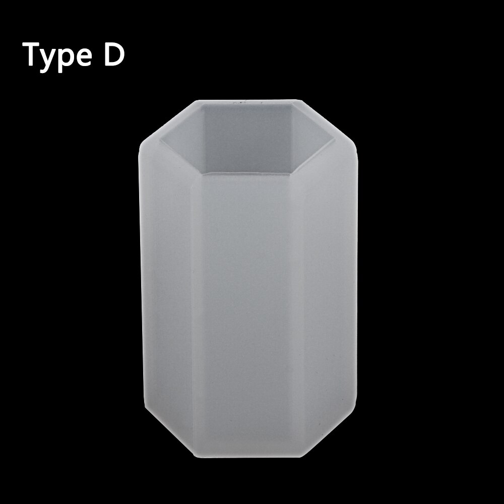 1PC Zylinder Kristall Kleber Harz Mold Silikon Casting Mould Kerze Form Epoxy Schmuck, Der Formen DIY Handgemachte Handwerk Werkzeuge: Type D
