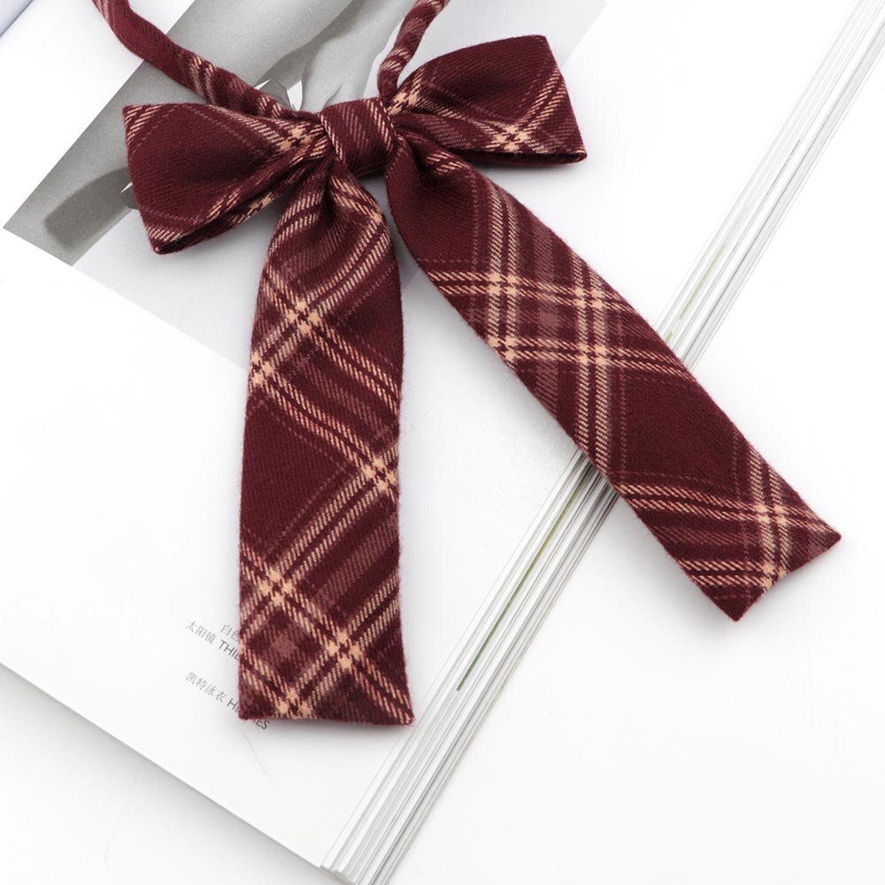 Chic College Striped Ladies Cute Bowtie Women School Girl Student Uniform Formal Suit Accessories Cravat Butterfly Knot: 19