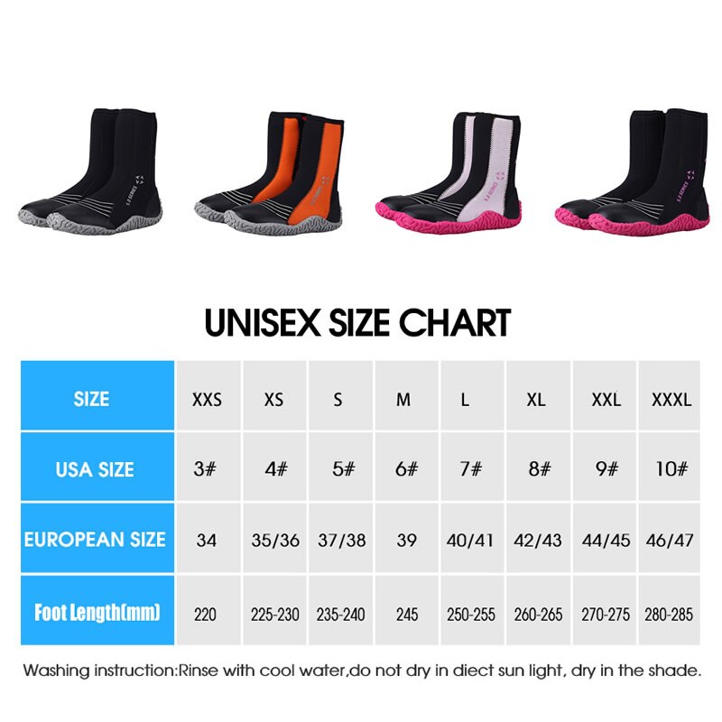 Waterdichte 5mm neopreen hoge vulkanisatie duiklaarzen koudebestendig antislip watervaste schoenen zwemvliezen
