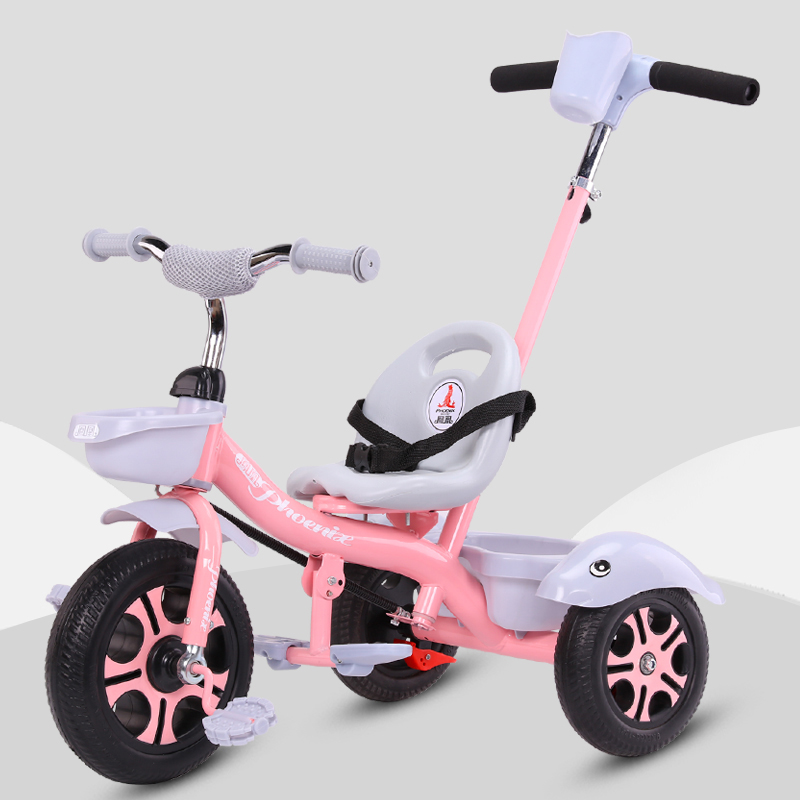 Kinderen Driewieler Multifunctionele Kid Fiets Kinderwagen Pedaal Trike Kindje Loopfiets Voor 1-6 Jaar oude: Pink