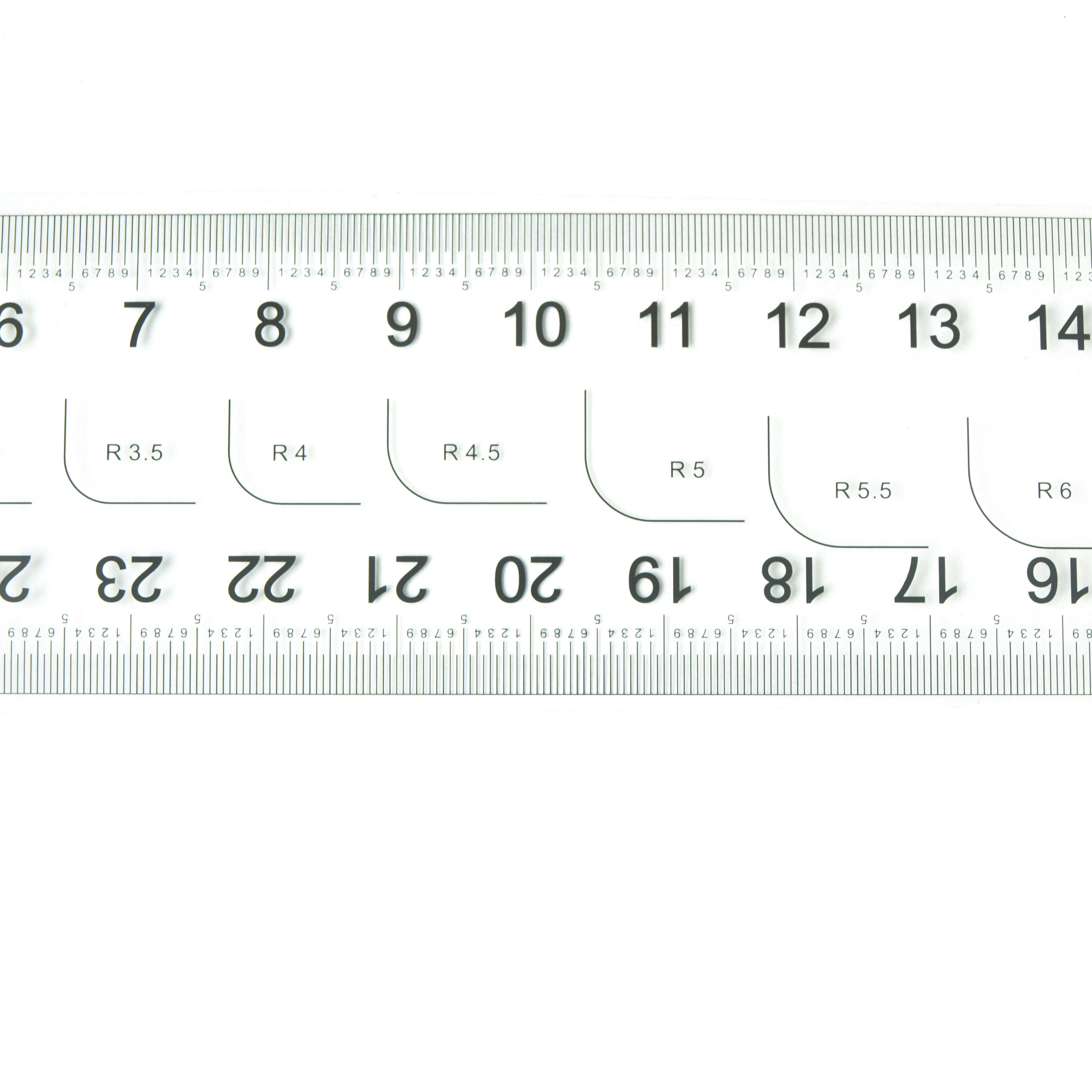 Precision Gauge Transparent Film Ruler Centimeter Inch Roll Tape Micrometer Calibration Film Ruler