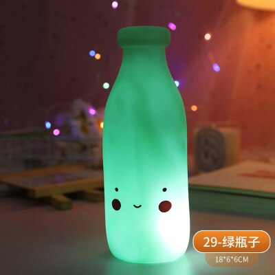 Cute Smiley Clouds Stars Unicorn Moon Appease Glow Night Light Feeding Lamp For Home Bedroom Decor For Children Kids Toy: Style 9