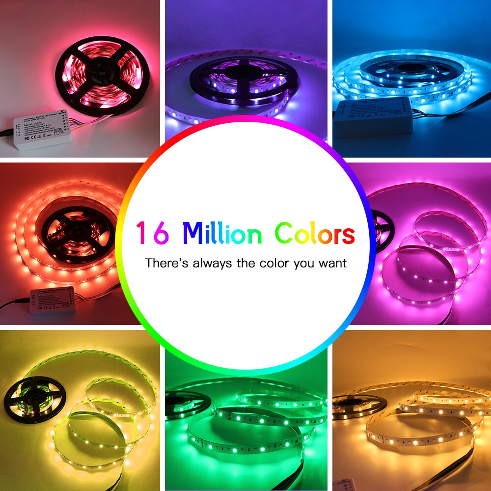 Zigbee 3.0 LED RGB CCT Light Strip Controller RGB Warm Cold White Pro Compatible with Hue Tuya App Voice 2.4G RF Remote Contro