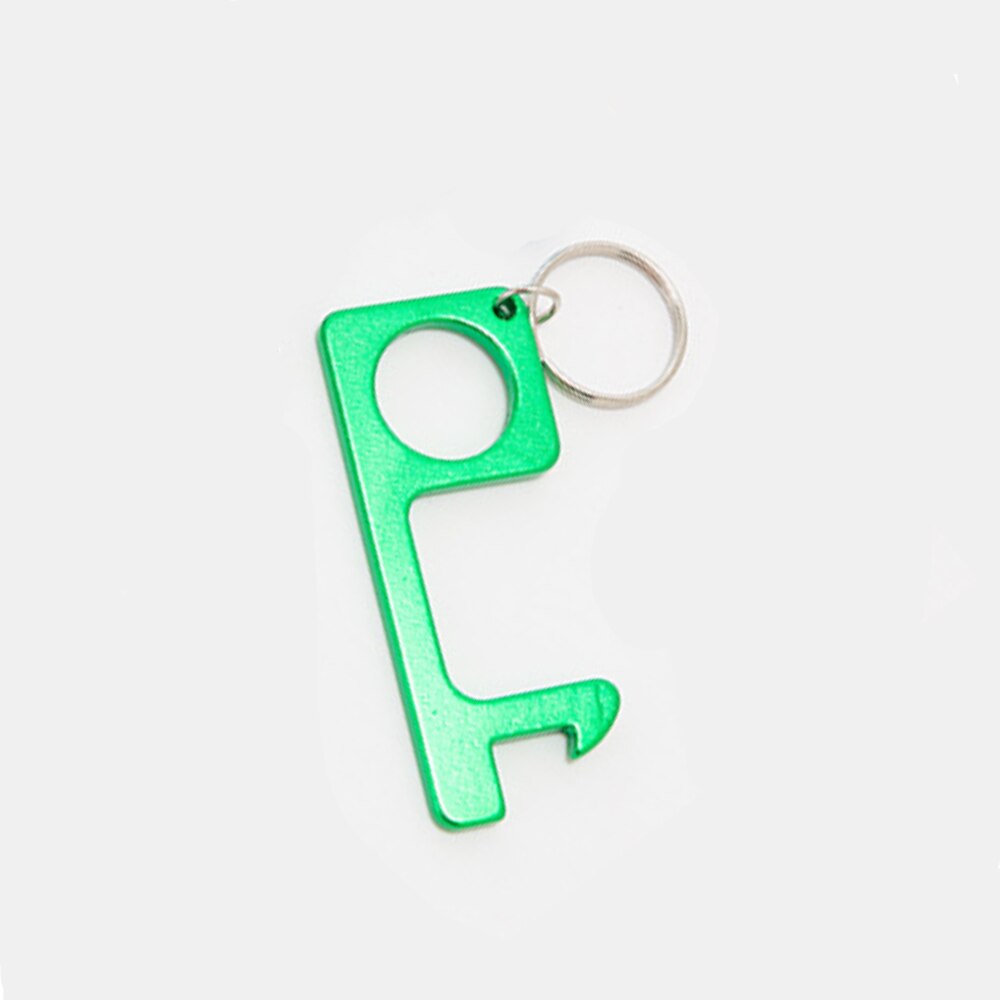 Ouvre-porte Anti-contact alliage Anti-bactérien Protection Anti-contact Isolation clé artefact crochet de porte ouvre-porte avec bouteille Op: 4