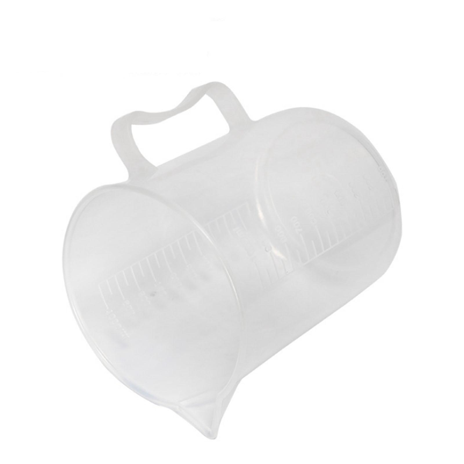 Capacity 250ml 500ml 1000ml 2000ml 5000ml Plastic Measuring Cup Graduated Lab Test Liquid Measure Tool Lot Lab Supplies