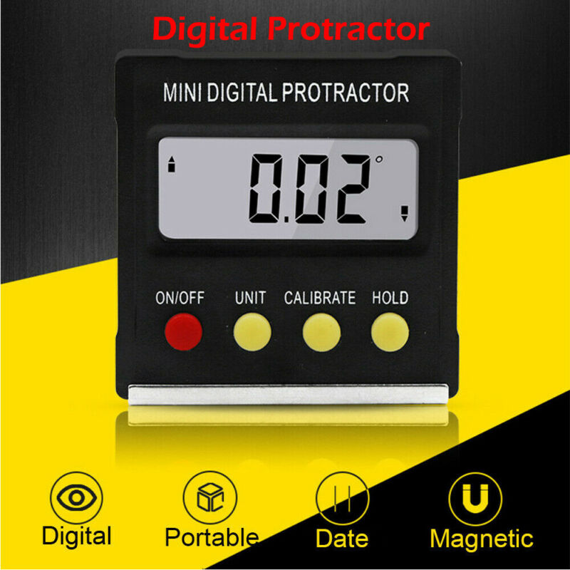 Mini Digital Winkelmesser Würfel Neigungsmesser Winkel Messgerät Meter Digital LCD Winkelmesser Elektronische Ebene Kasten: Ursprünglich Titel