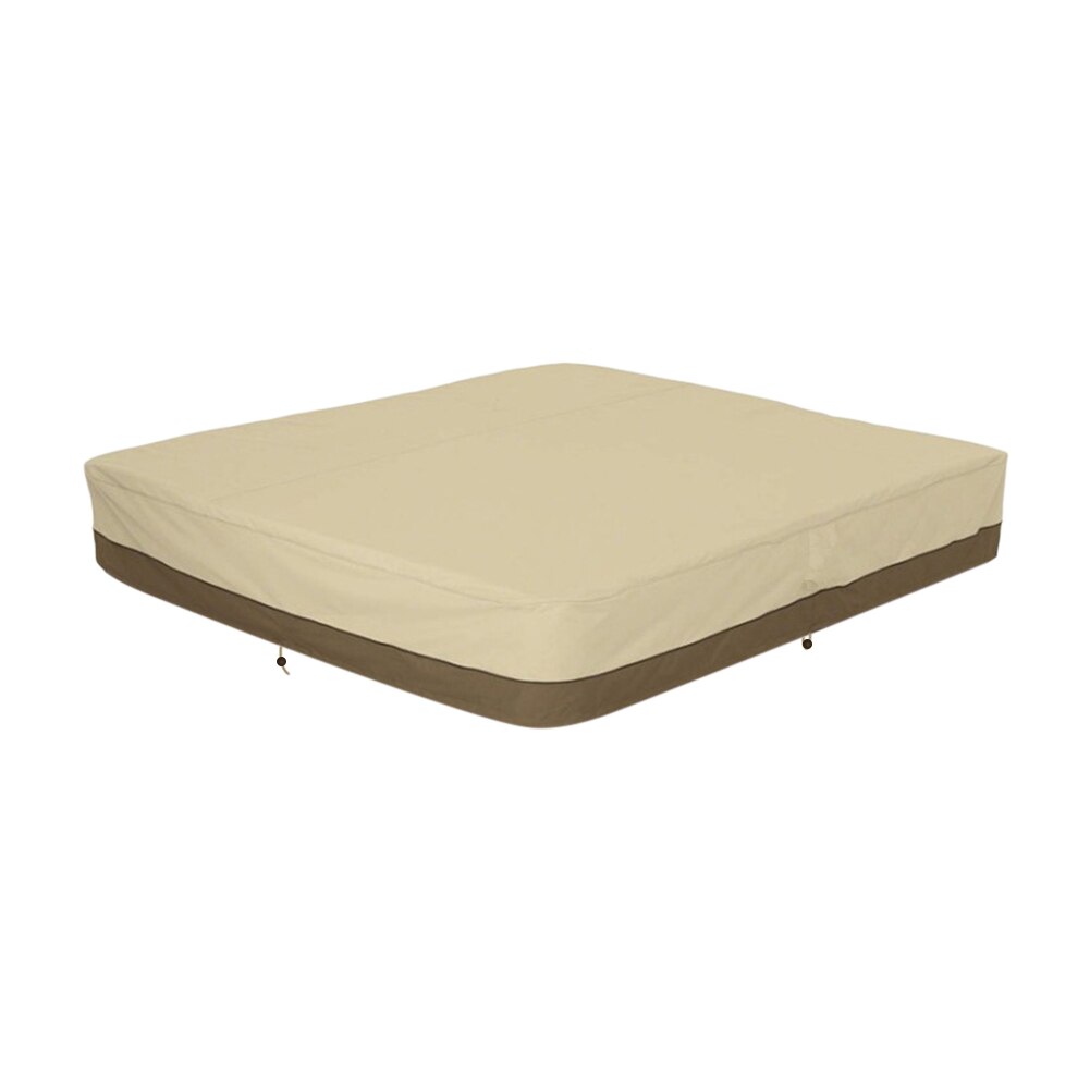 Cubierta antipolvo para bañera, cubierta cuadrada para bañera de SPA, patio exterior, impermeable, para uso diario