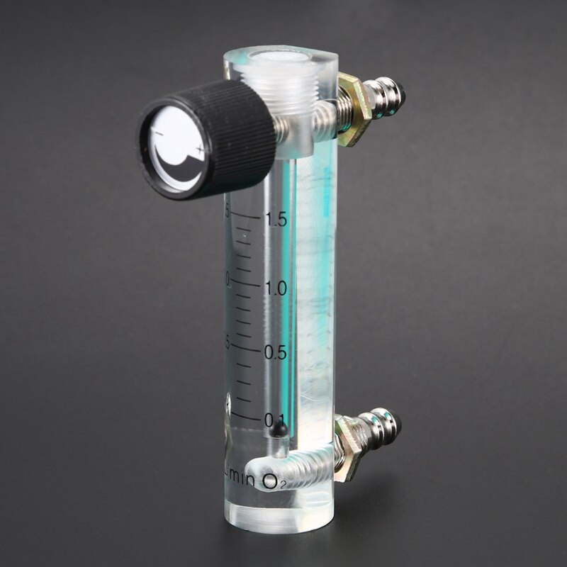 0.1-1.5LPM 1.5L Zuurstof Flowmeter flowmeter met Regelklep voor Zuurstof Lucht Gas