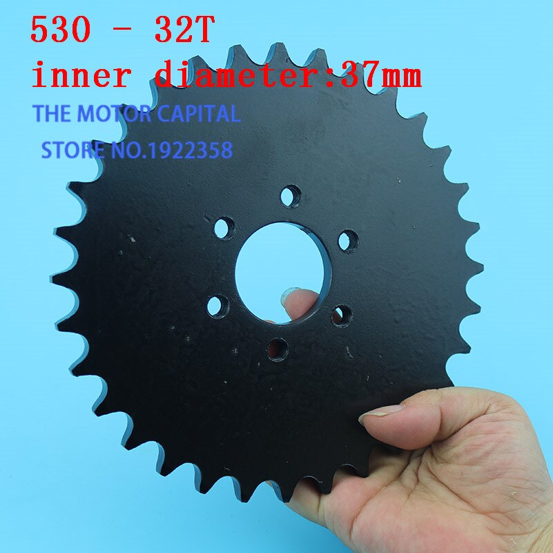 Rear Chain Sprocket 530 32T 37mm 6 hole sprockets fit ATV Quad Pit Dirt Bike Motorcycle Motocross
