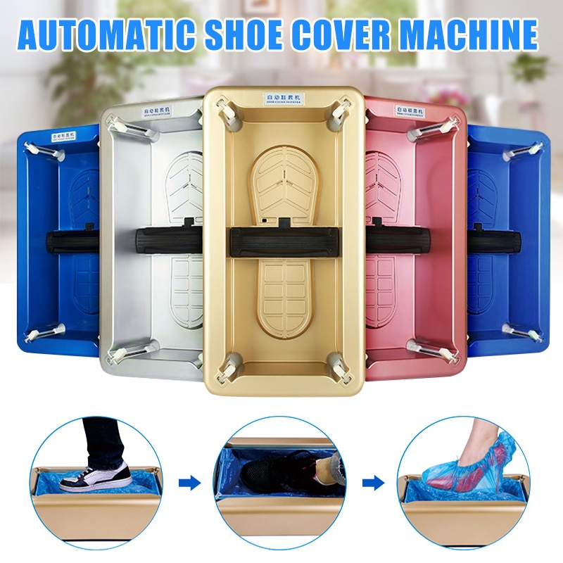 Automatic Shoe Cover Dispenser Disposable Shoe Covers Machine for Home Office LAD