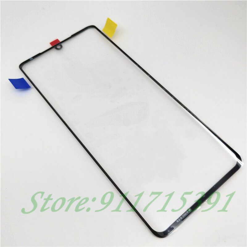 PANTALLA TÁCTIL PARA LG Velvet 5G G9 G900 LM-G900N, Panel de cristal frontal, lente de cristal exterior, reemplazo de cristal LCD (sin pantalla táctil LCD)