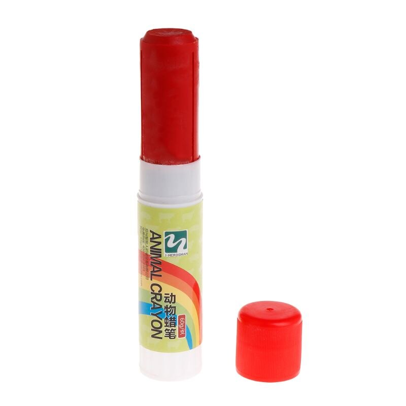 Marqueur pour animaux de compagnie marquage des animaux de ferme identifier Crayon cochon bétail vache mouton stylo fournitures rouge bleu vert: red
