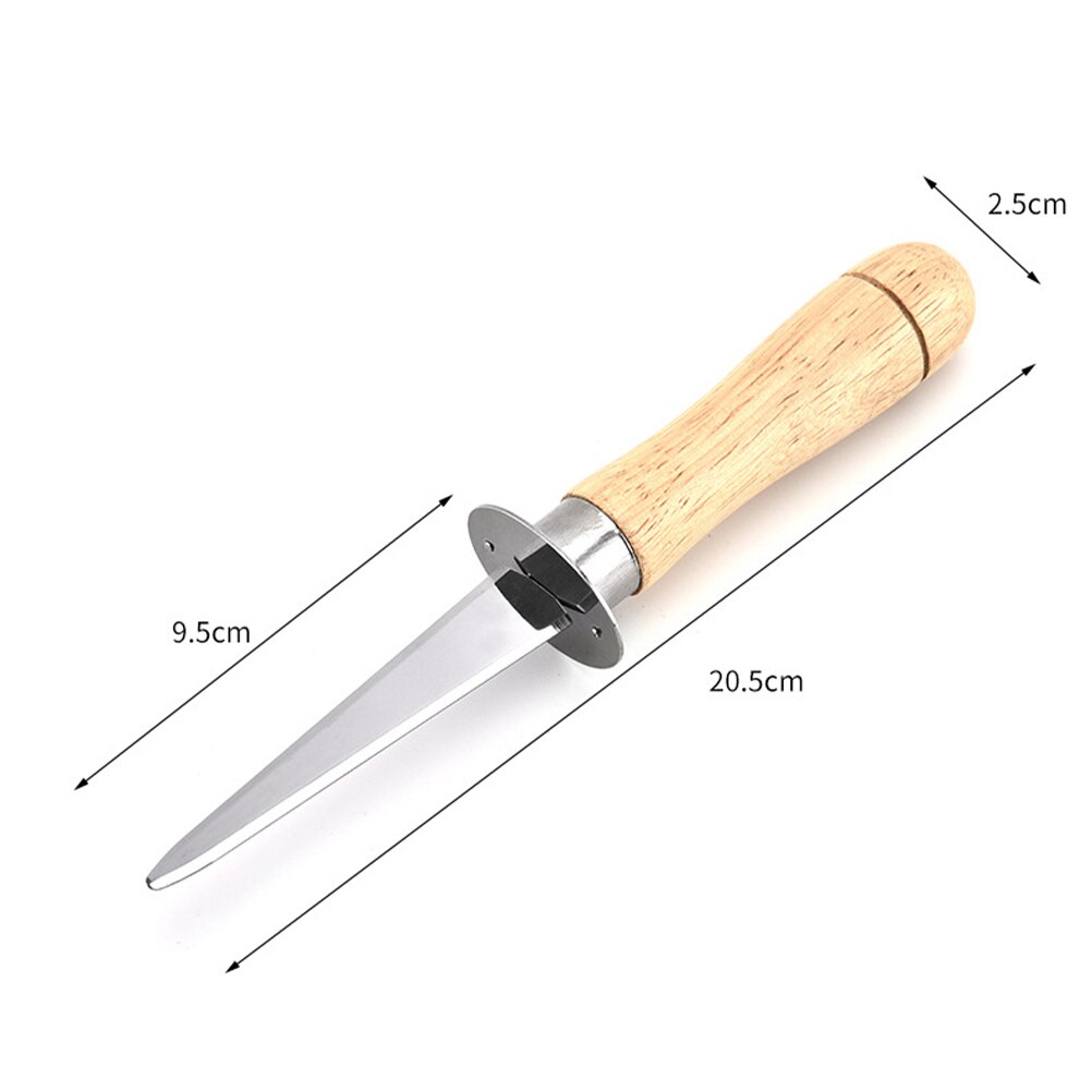 2Pcs Oyster Shucking Cutter Shellfish Opener Multifunction Seafood Tool