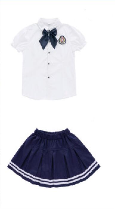 japanese school uniform summer short-sleeved college style suit children British style uniformes estudiantes: 2 / 150