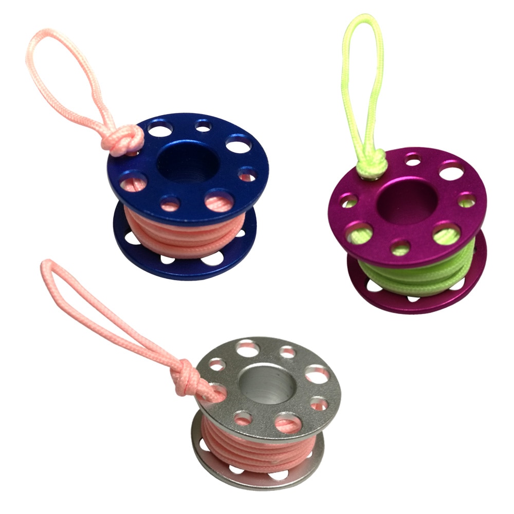 Mini scuba diving fingerspole rulle modell dykning med linrulle dykhänge dykarväska hängdekoration