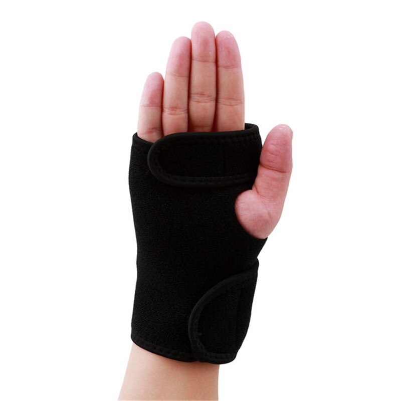 Spalk Verstuikingen Artritis Band Riem Polssteun Brace Polsbandje Carpaal Tunnel Ondersteuning Duim Pols Pijn Hand Bandage Zwarte Handschoen