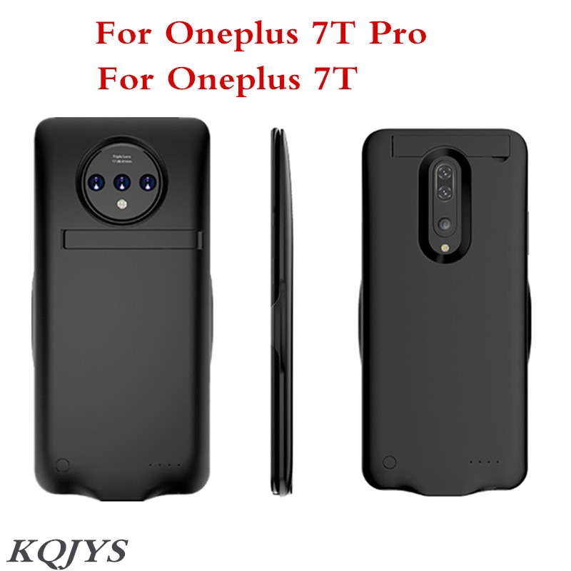 KQJYS 6800mAh Tragbare Batterie Ladegerät Fällen Für Oneplus 7T Profi Sicherung Energie aufladen Rückseite Abdeckung Für Oneplus 7T Batterie fallen