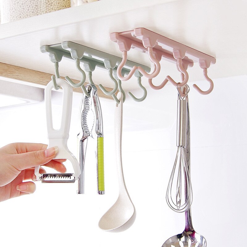 6-- link haak keuken sterke traceless klevende haak plafond opberghanger haak wandhaak kast opberghanger multifunctioneel