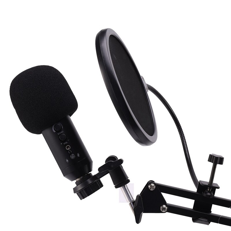 USB Capacitor Microphone MK-F400USB Mobile Computer Microphone Voice Chat Microphone K Song Recording Microphone fo