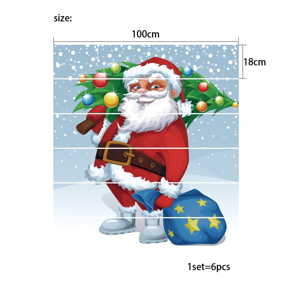 productos populares Navidad 3D simulación escalera pegatina impermeable pared pegatina DIY decoración del hogar herramienta de H