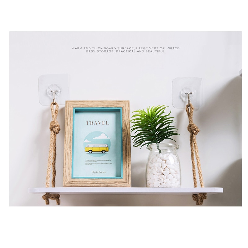 Wooden Storage Racks Hanging Decor Storage Box Flower Pot House Storage Rack Wall Book Figurines Display Crafts Shelves holder