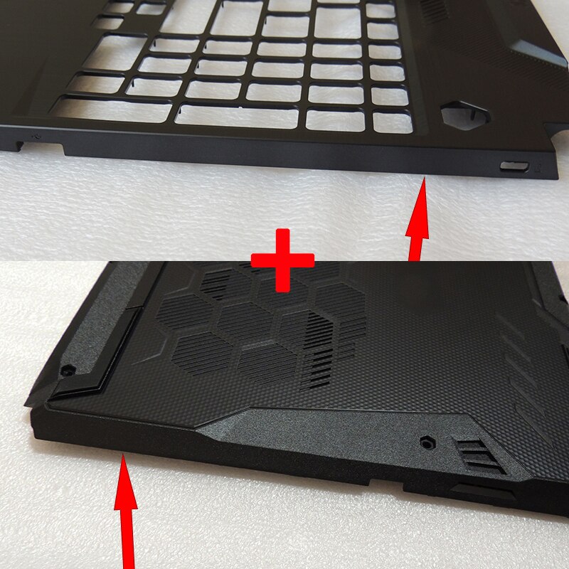 Obudowa komputera dla ASUS FA506 FX506 FA506U FX506U laptop górna pokrywa ekranu powrót shell rama podparcie dłoni dolna obudowa shell: No hole CD