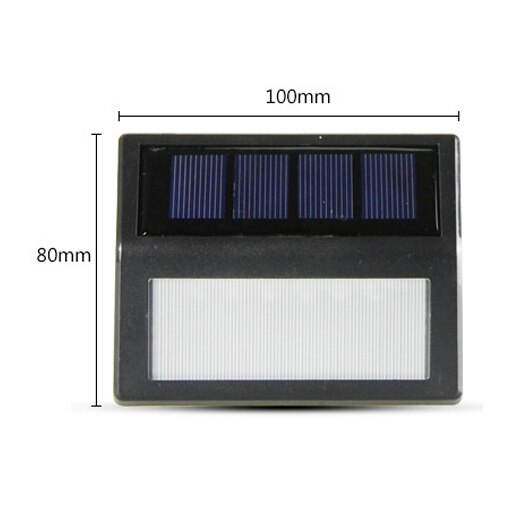 Junejour LED Wall lamp Night Light Separable Solar Panel Outdoor Motion Sensor/Night Sensor Solar light For Garden #1108: LED 8x10cm