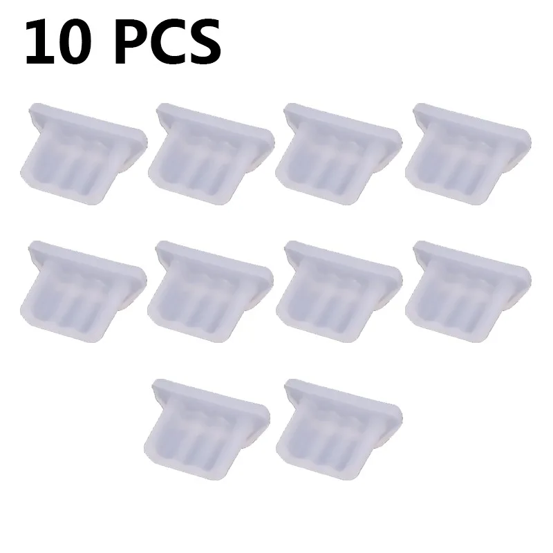 Tapones antipolvo Micro USB de silicona, tapas Micro USB, puerto de carga, tapón antipolvo para teléfono Android, portátil, banco de energía, 1-10 Uds.