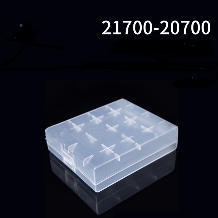 10 Stks/partij Plastic 20700 21700 Frosted Batterij Houder Opbergdoos Case 4 Slots Voor 4X20700 21700 Batterijen Bescherming container
